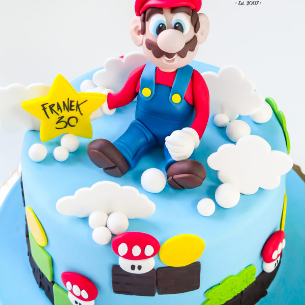 U176 - tort urodzinowy, na urodziny, dla dzieci, artystyczny, mario bros, super mario, warszawa