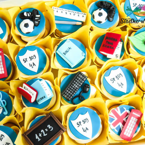 C166 - cupcakes, muffiny, dzień nauczyciela, słodki stół, kącik, candy, bar , urodziny,